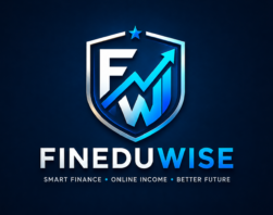 FineduWise logo for smart finance and online income website