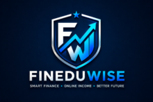 FineduWise logo representing finance education, online income, freelancing, and smart money management